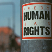 Aufkleber every human has rights