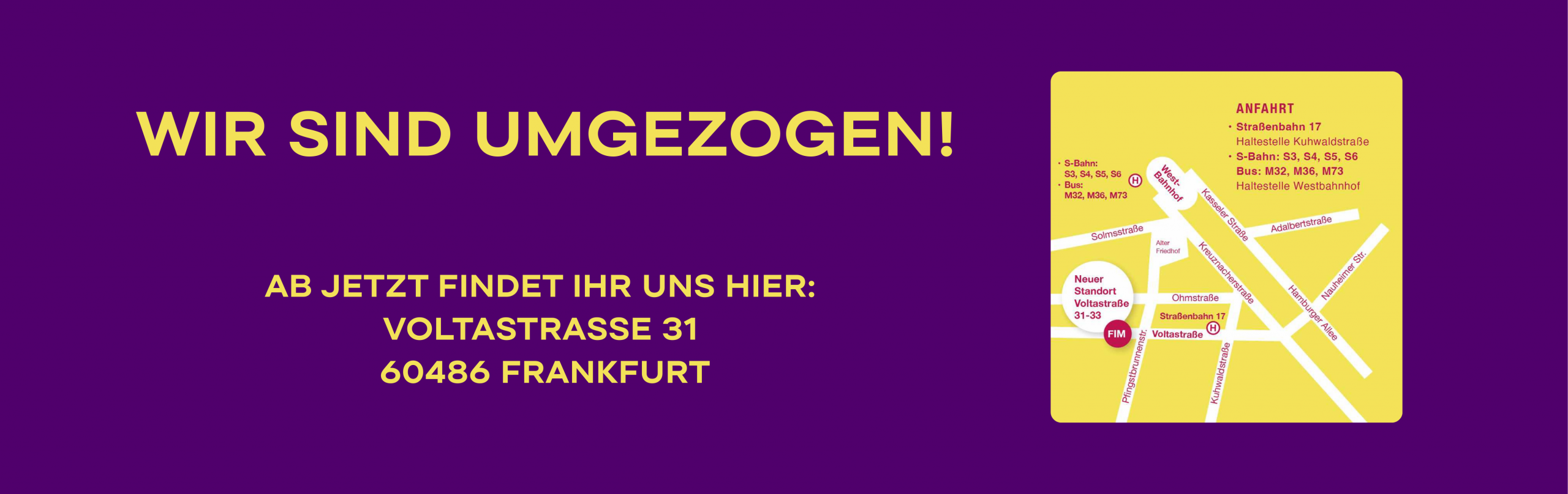 Wir sind umgezogen Grafik
