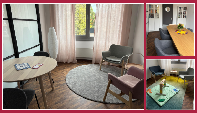 Impressionen der neuen Beratungsräume bei FIM; ausgestattet von Ikea