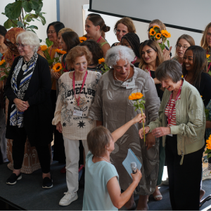 FIM Vorstand (v.l. Gertrud Mehrens, Brigitte Gößling, Monika Astrid Kittler, Gudrun Reinhart)